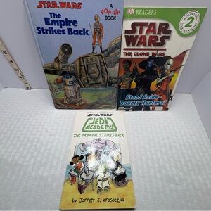 Vintage Classic Star Wars Kids Book Set - Blue, Green, White Covers
